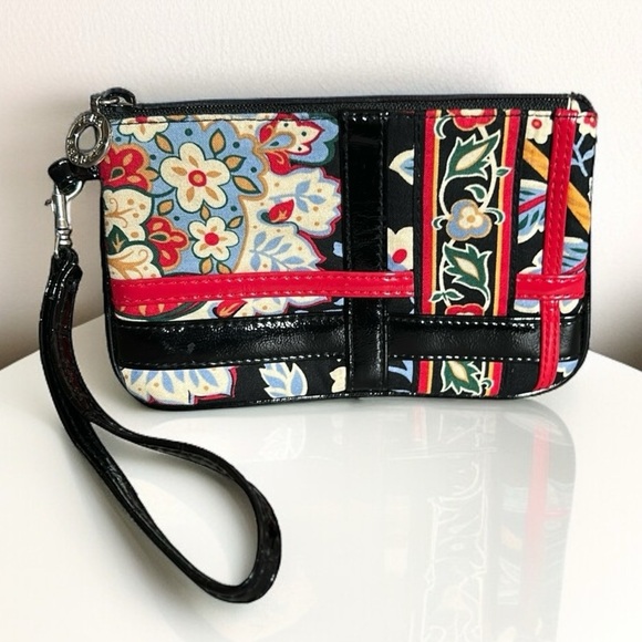 Vera Bradley Versailles Wristlet Zipper Pouch - Picture 1 of 7